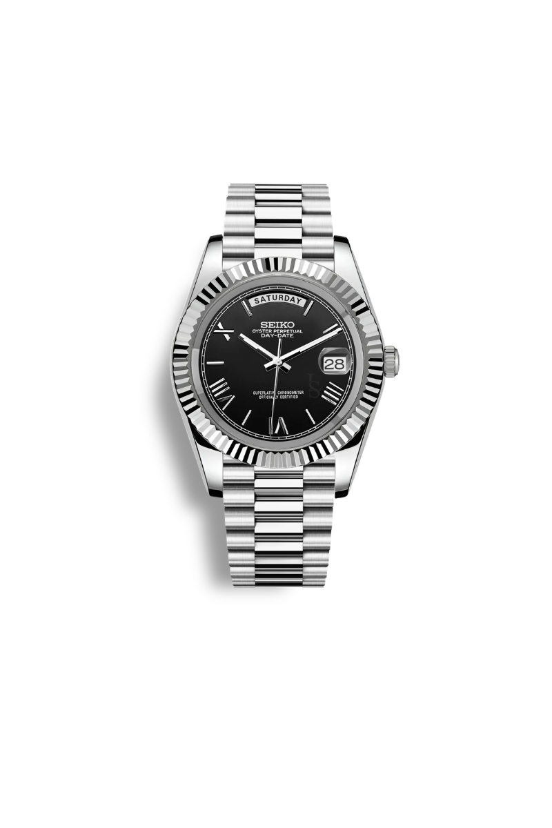 SeikoDayDate Black Mod